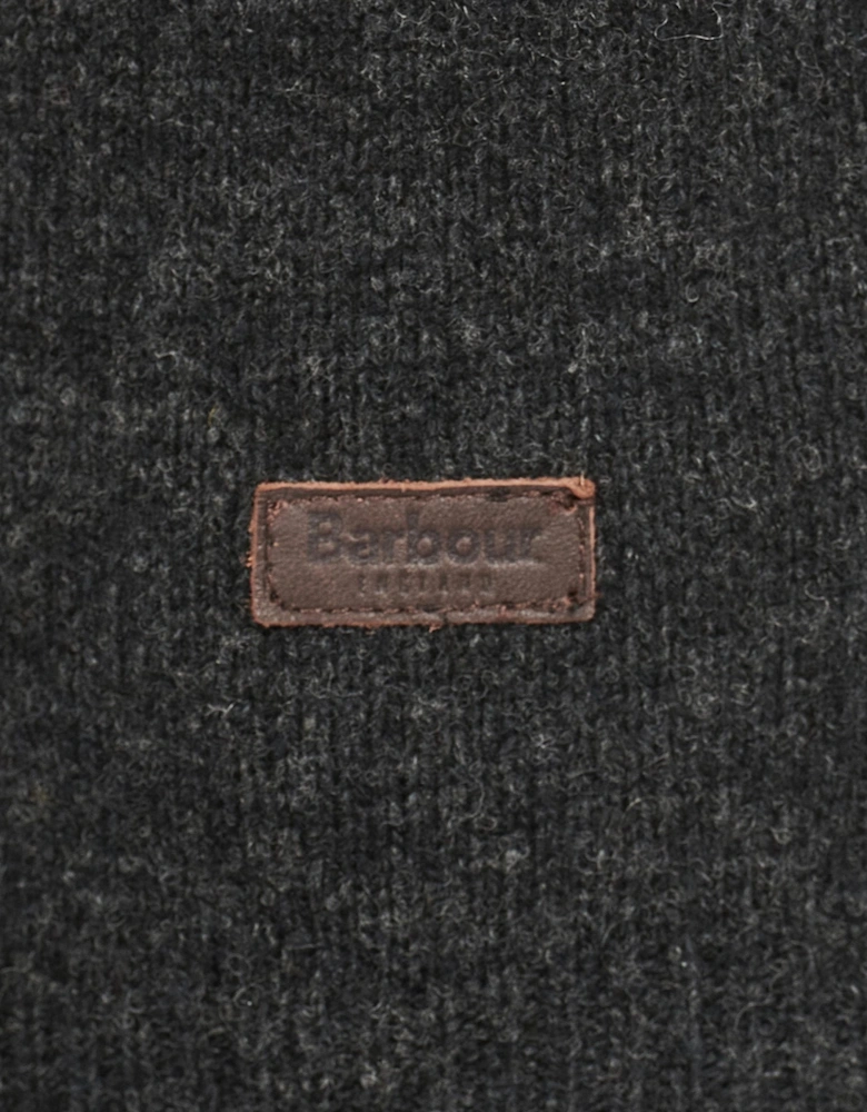 Patch Half Zip Mens Jumper