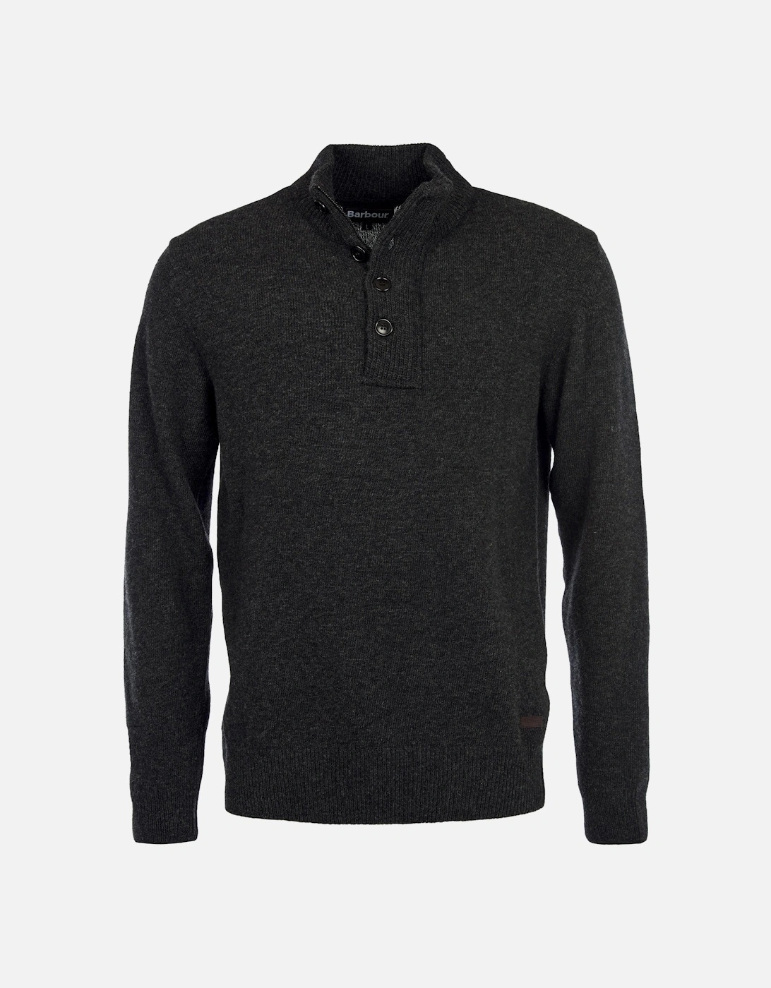 Patch Half Zip Mens Jumper