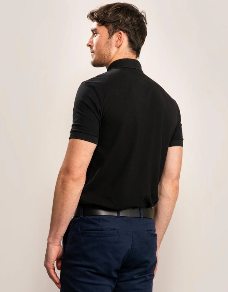 Mens Short Sleeve Micro Logo Polo Shirt