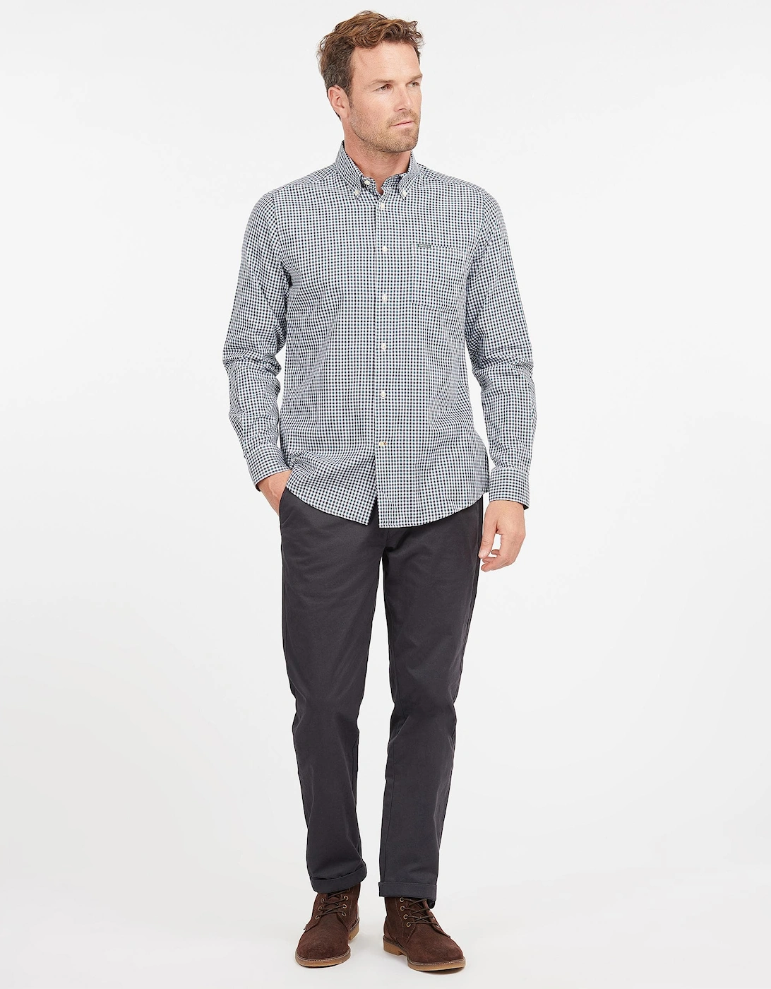 Padshaw Tailored Mens Shirt - Green