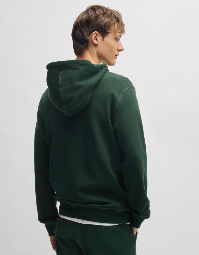 BOSS Orange Wetalk Mens Pullover Hoodie With Logo Patch