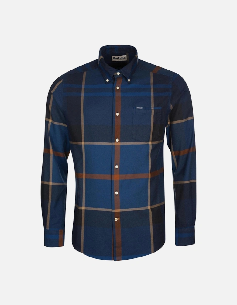 Dunoon Tailored Mens Shirt - Midnight Tartan