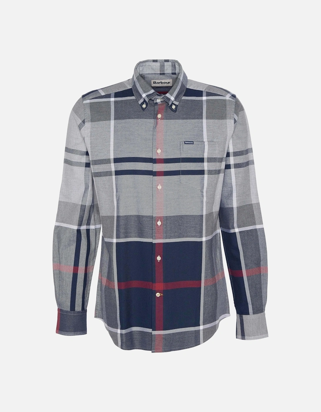 Dunoon Tailored Mens Shirt - Blue Granite