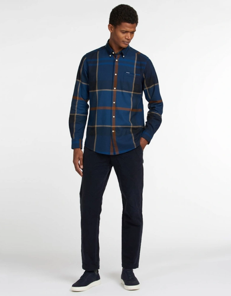Dunoon Tailored Mens Shirt - Midnight Tartan