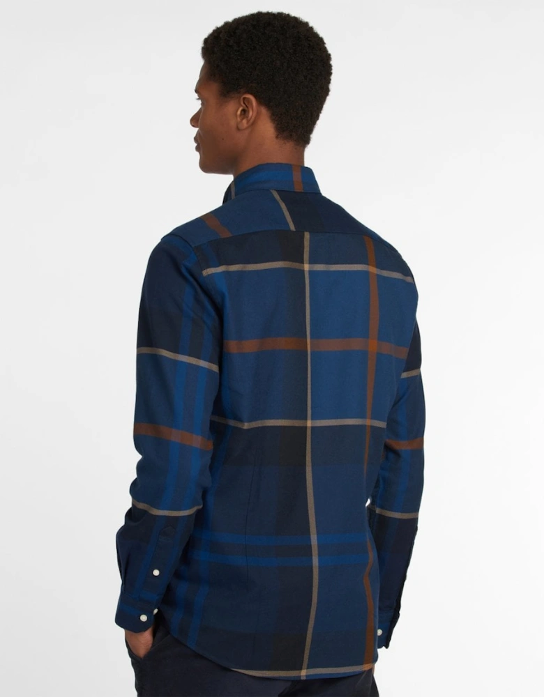 Dunoon Tailored Mens Shirt - Midnight Tartan