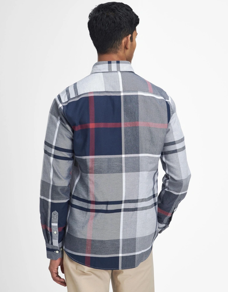 Dunoon Tailored Mens Shirt - Blue Granite