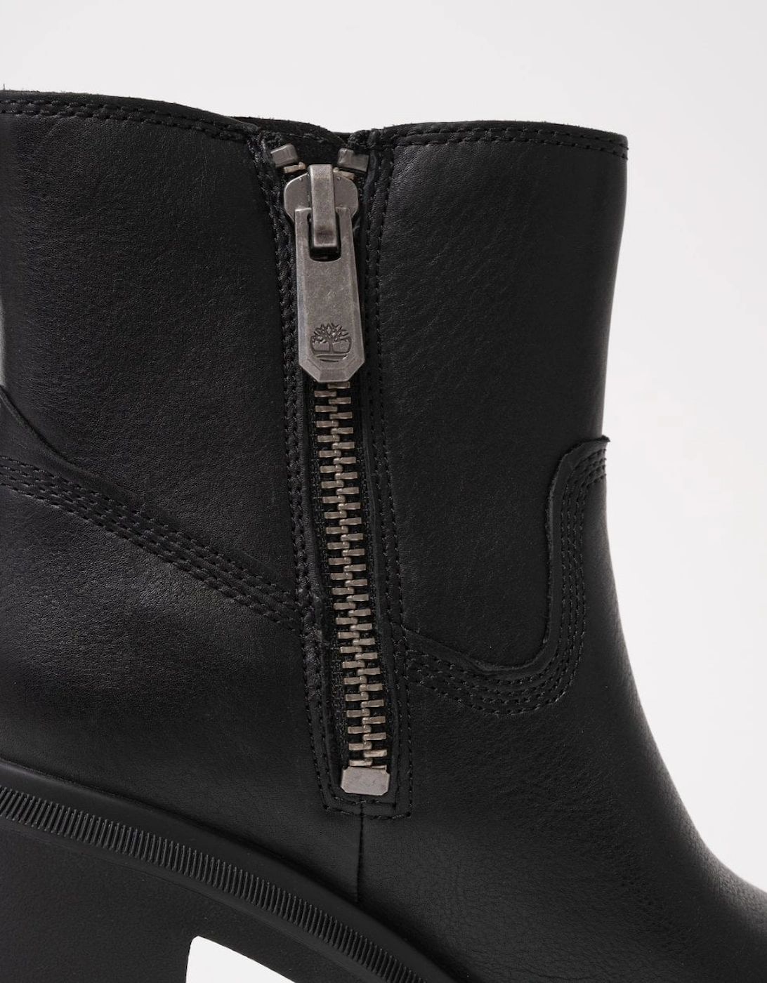 Allington Heights Mid Zip Up Womens Boots - Black Full Grain