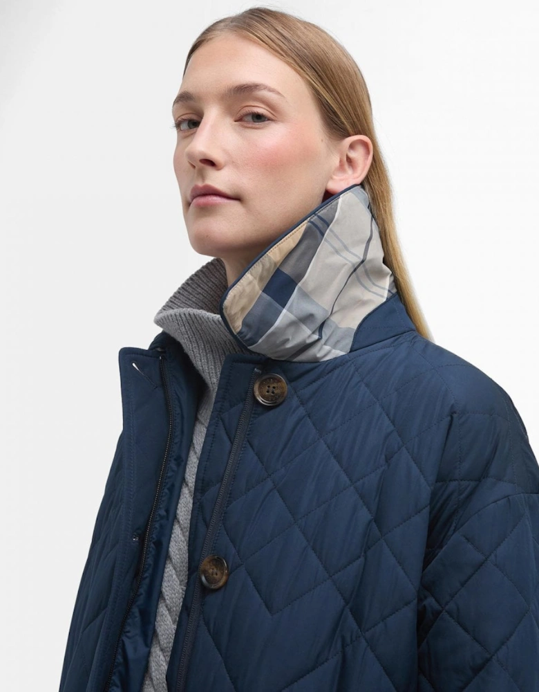 Cassandra Womens Quilted Coat