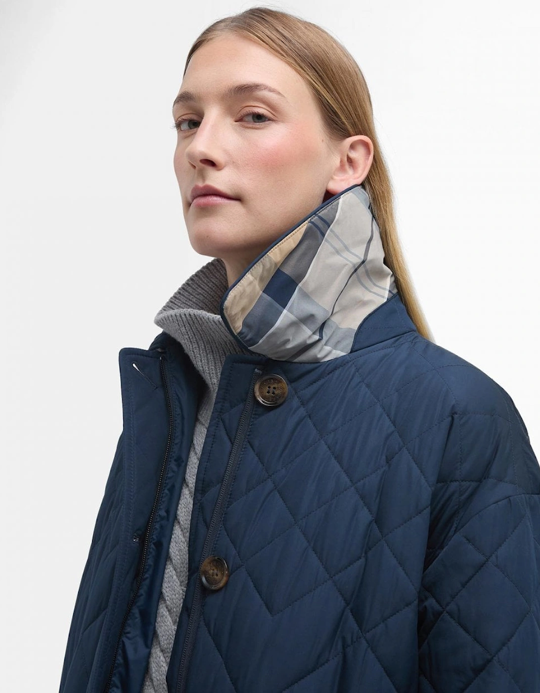 Cassandra Womens Quilted Coat
