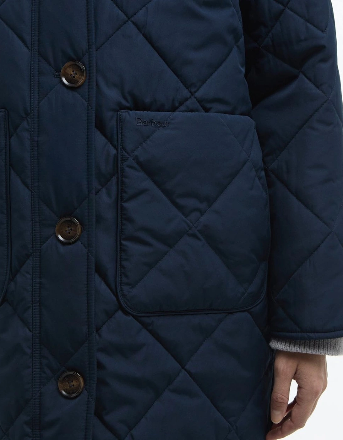 Cassandra Womens Quilted Coat