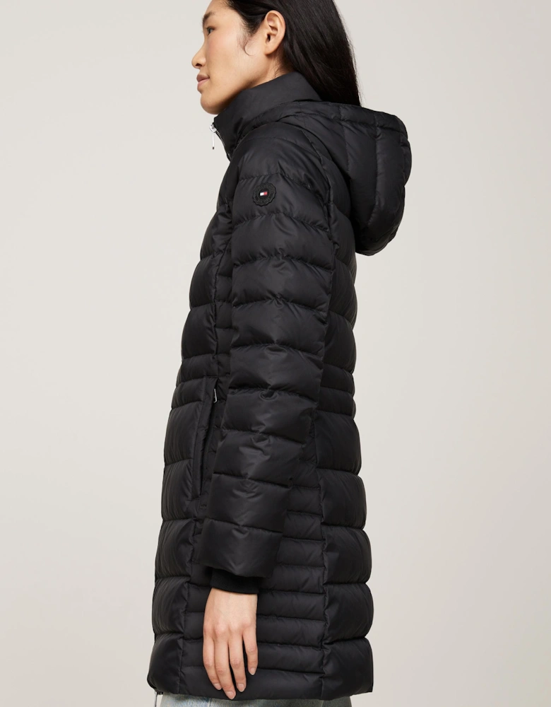 Tyra Long Down Faux Fur Womens Jacket