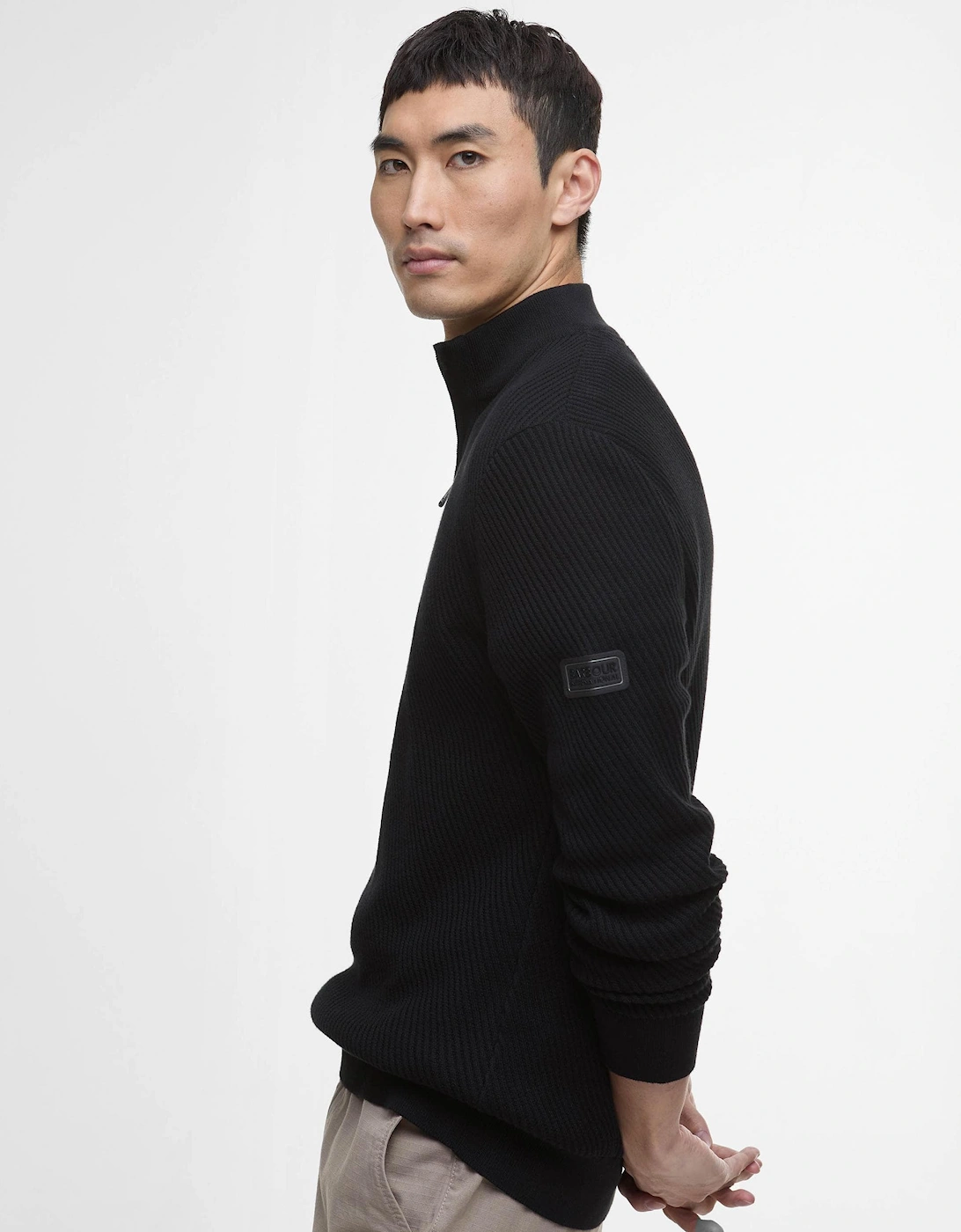Dune Mens Funnel Neck Jumper