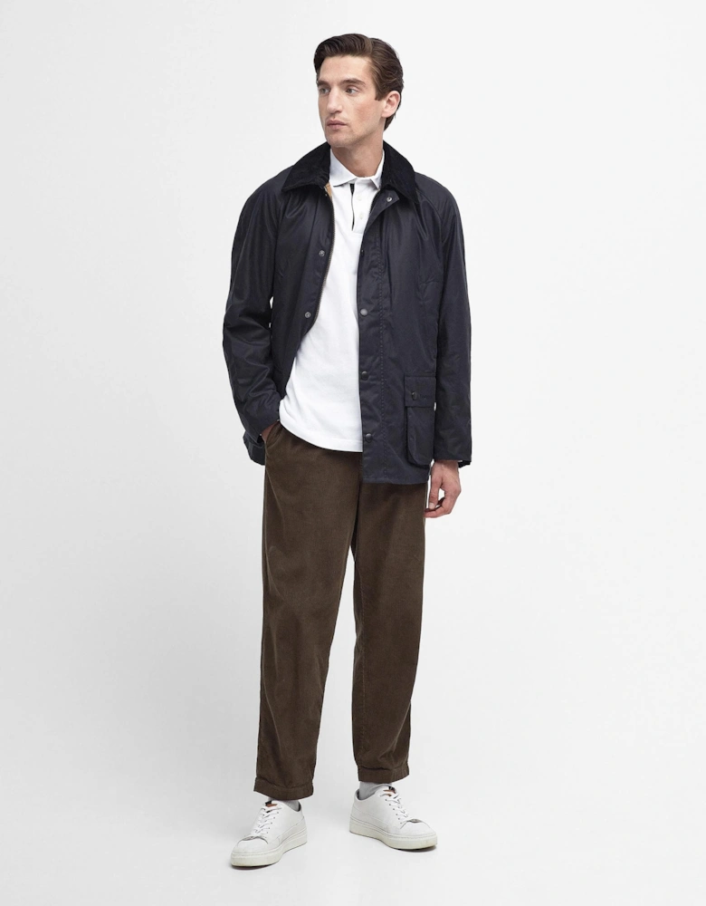 Ashby Mens Wax Jacket - Navy