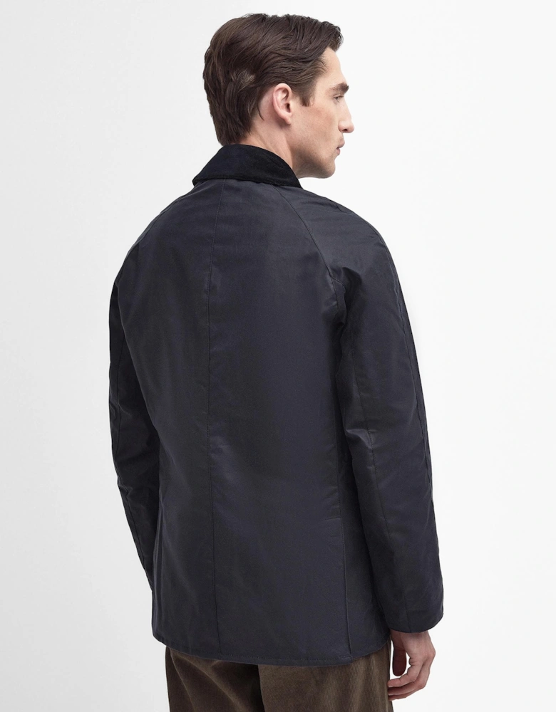 Ashby Mens Wax Jacket - Navy