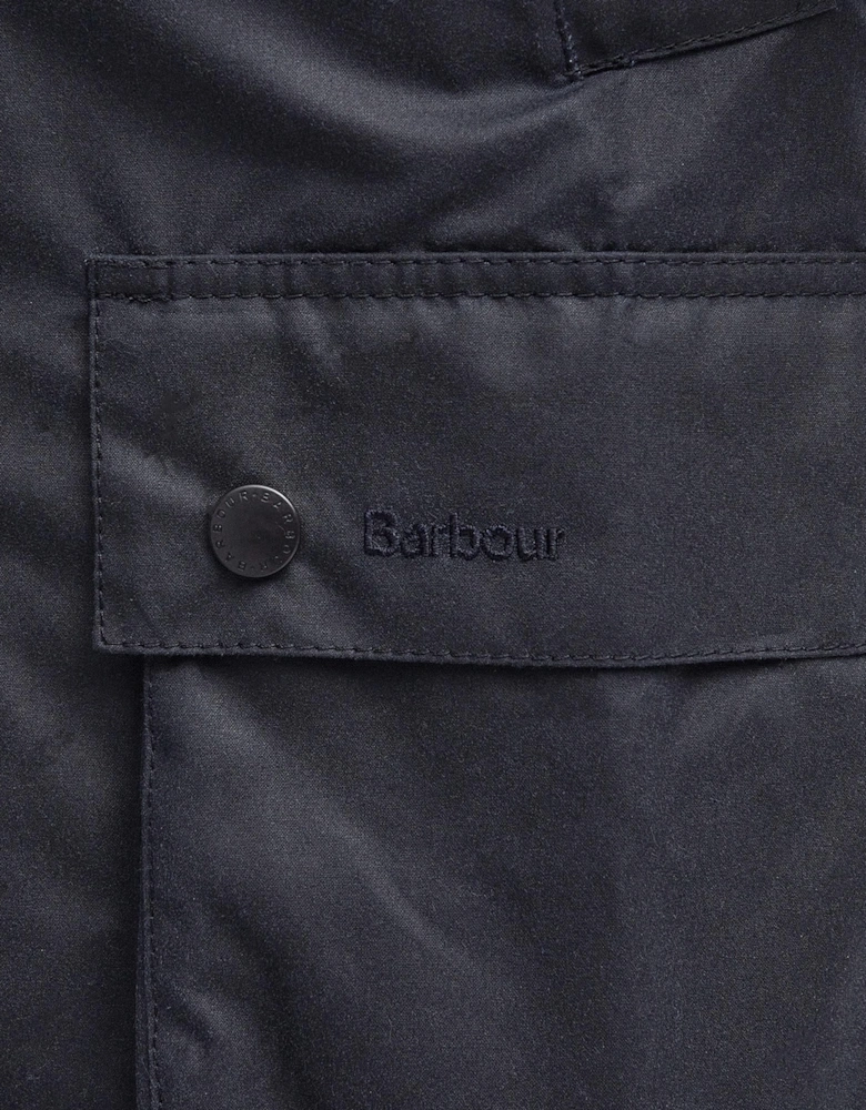 Ashby Mens Wax Jacket - Navy