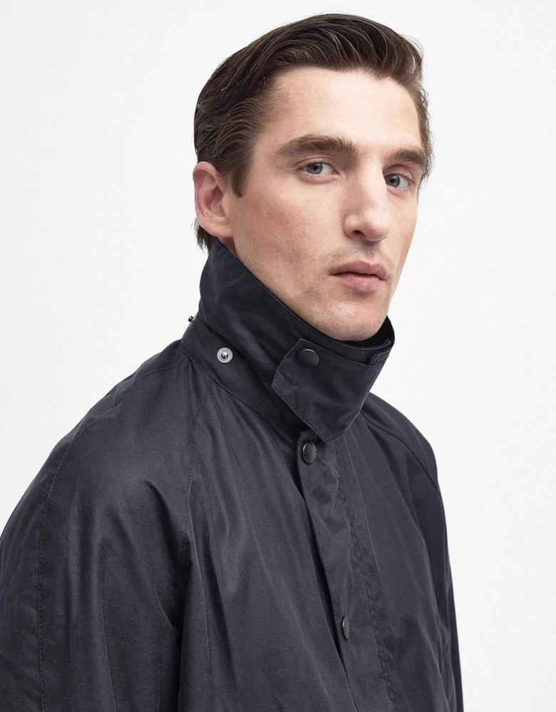 Ashby Mens Wax Jacket - Navy