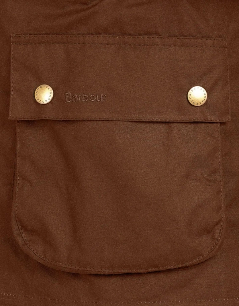Ashby Mens Wax Jacket - Bark