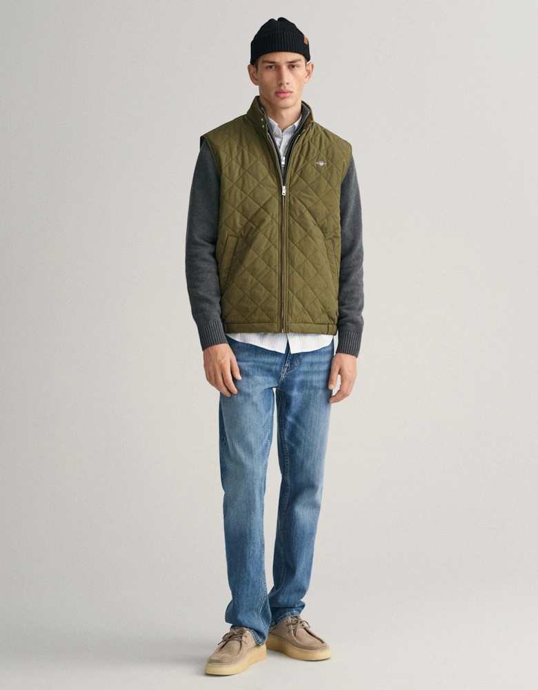 Mens Quilted Windcheater Vest