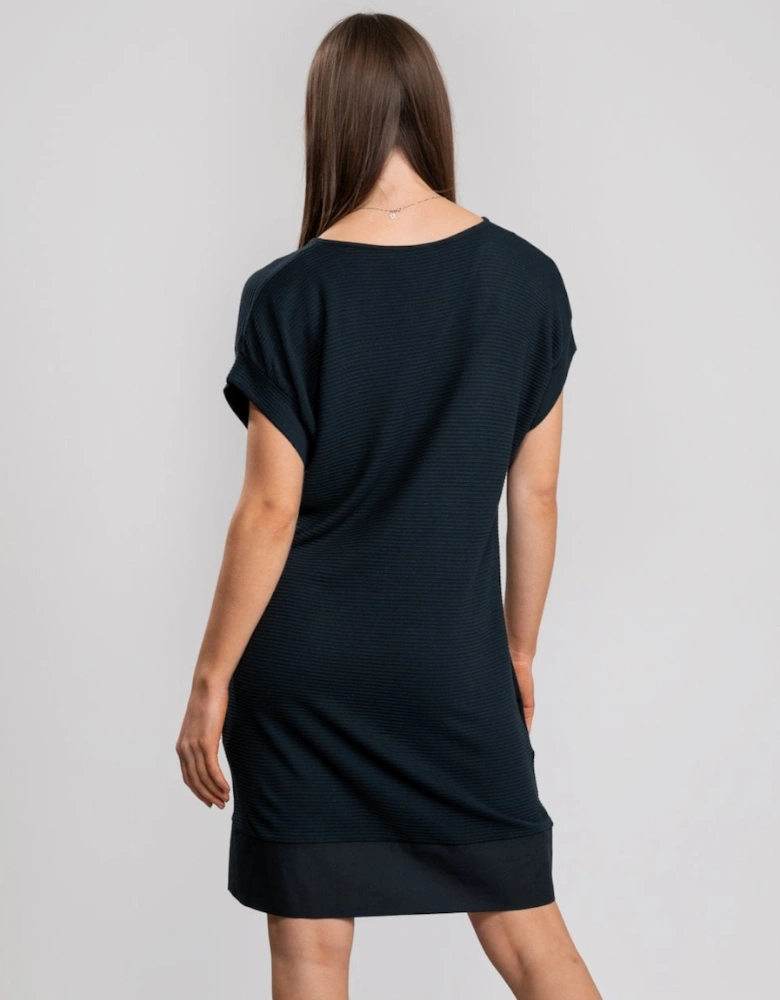 Great Plains Ottilie Rouched Sleeve Womens Tshirt Dress