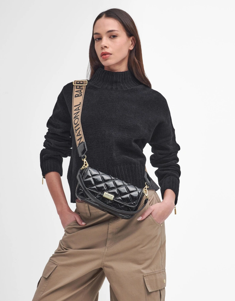 Quilted Womens Mini Soho Crossbody Bag