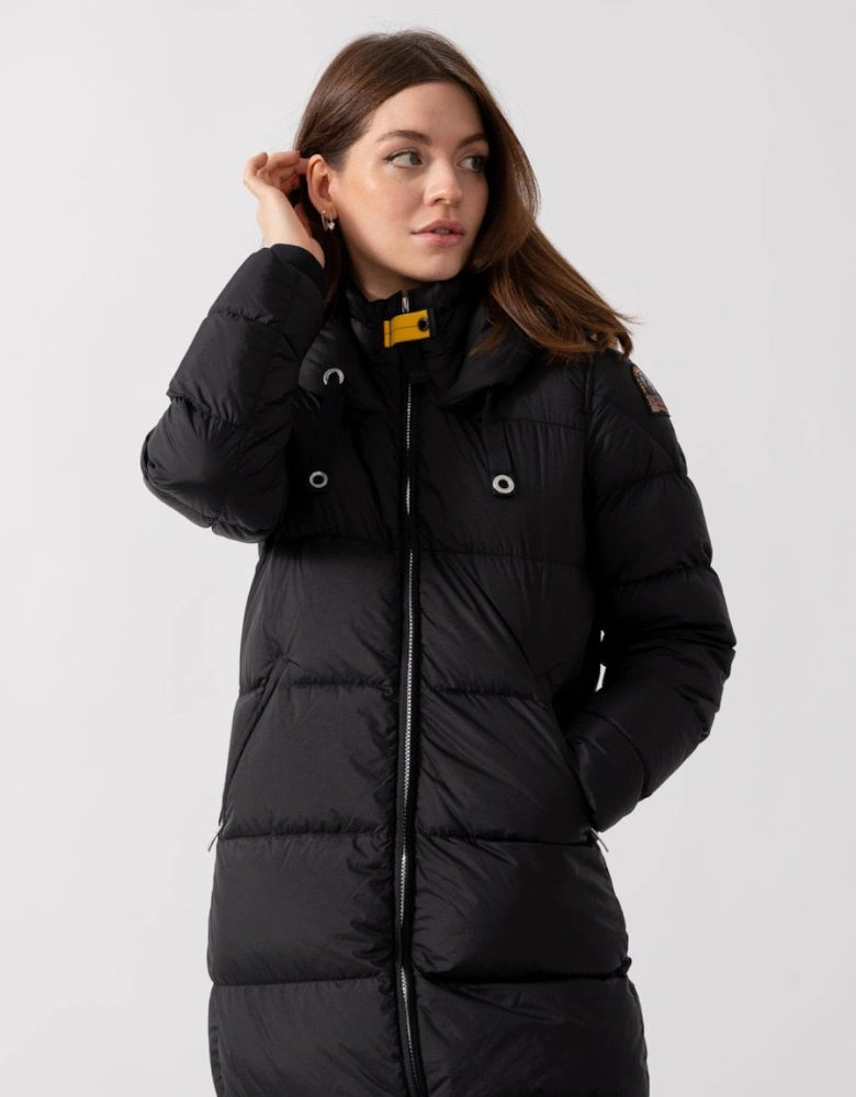 Panda Womens Hooded Down Padded Coat