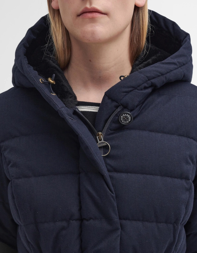 Clarence Womens Long Puffer Jacket