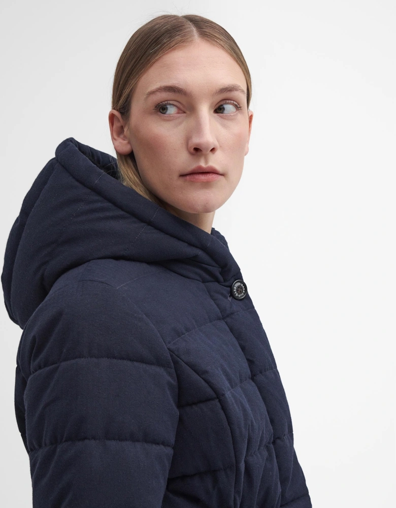 Clarence Womens Long Puffer Jacket