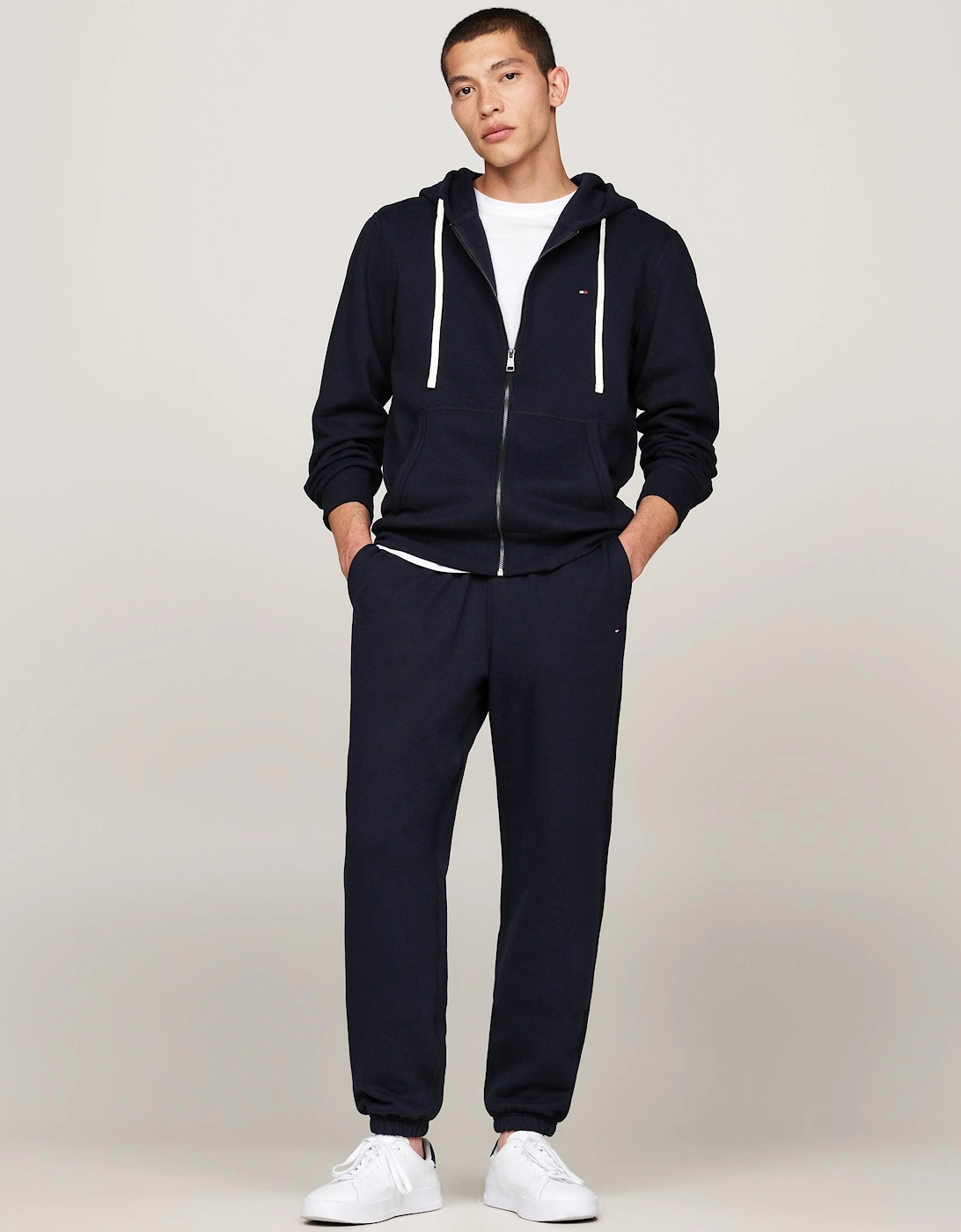 Essential Fleece Mens Zip Hoodie
