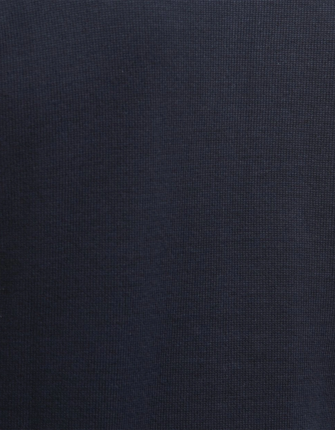 Carn Baffle Mens Zip Through Sweater - Navy