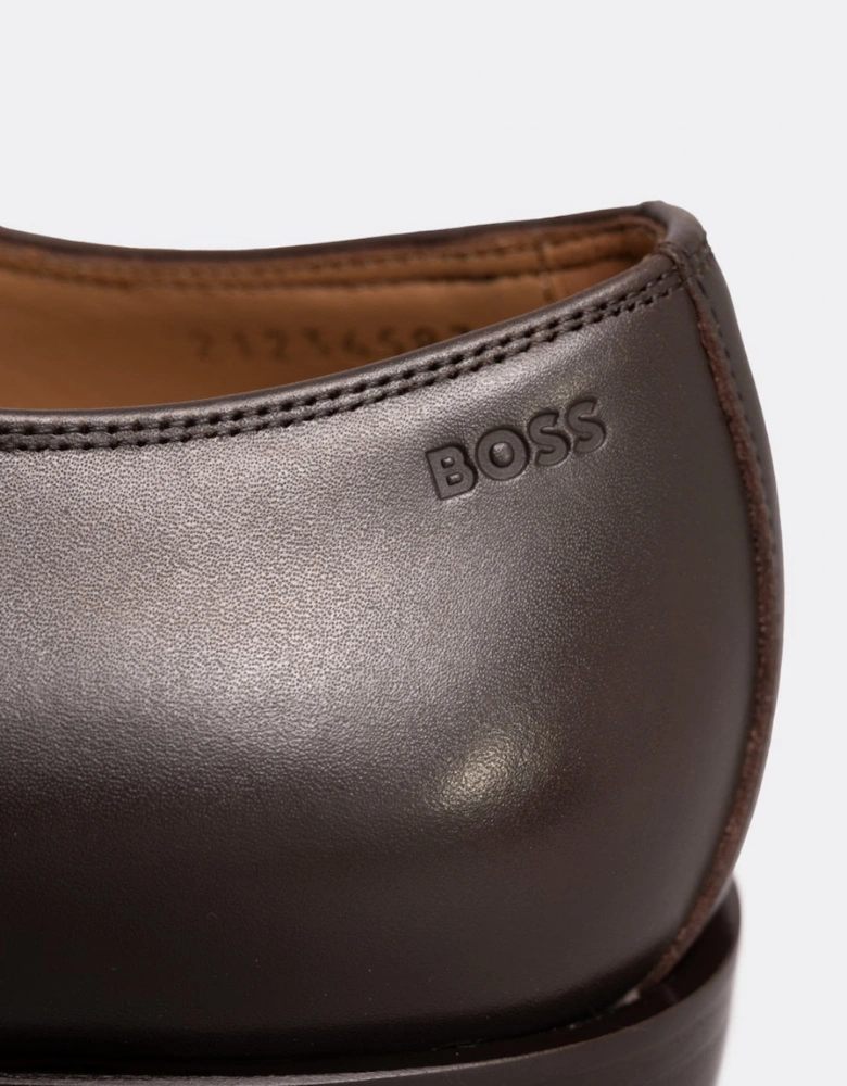 BOSS Orange Lisbon Mens Leather Derby Shoes With Leather Lining