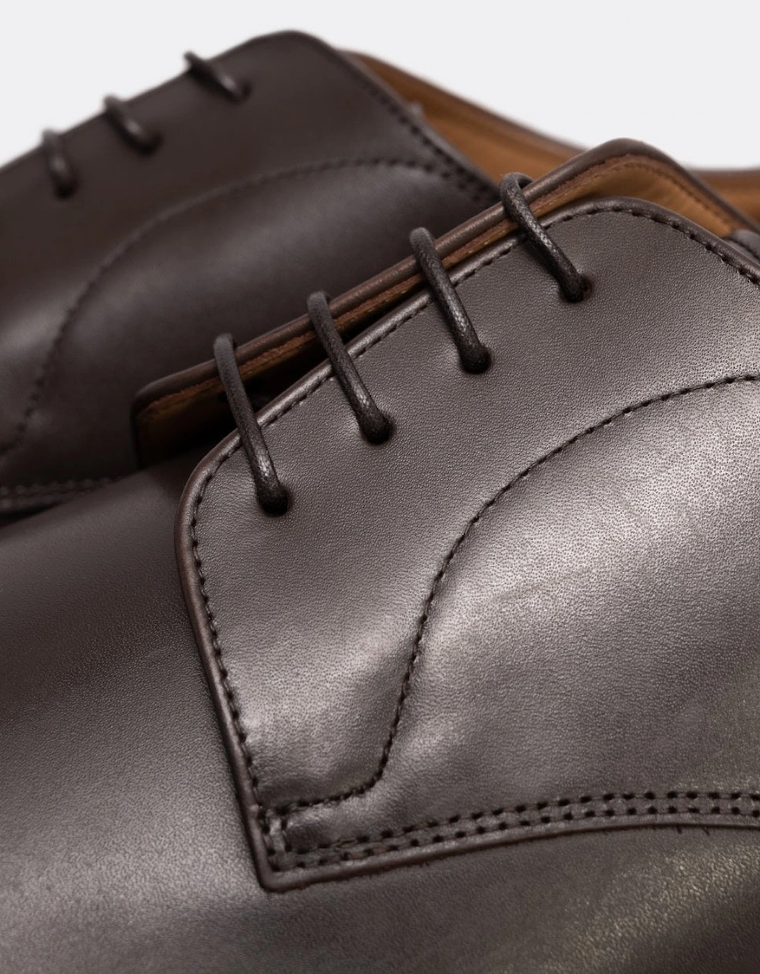 BOSS Orange Lisbon Mens Leather Derby Shoes With Leather Lining