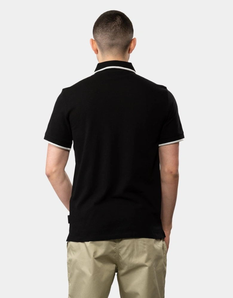 Mens Small Logo Pique Polo Shirt