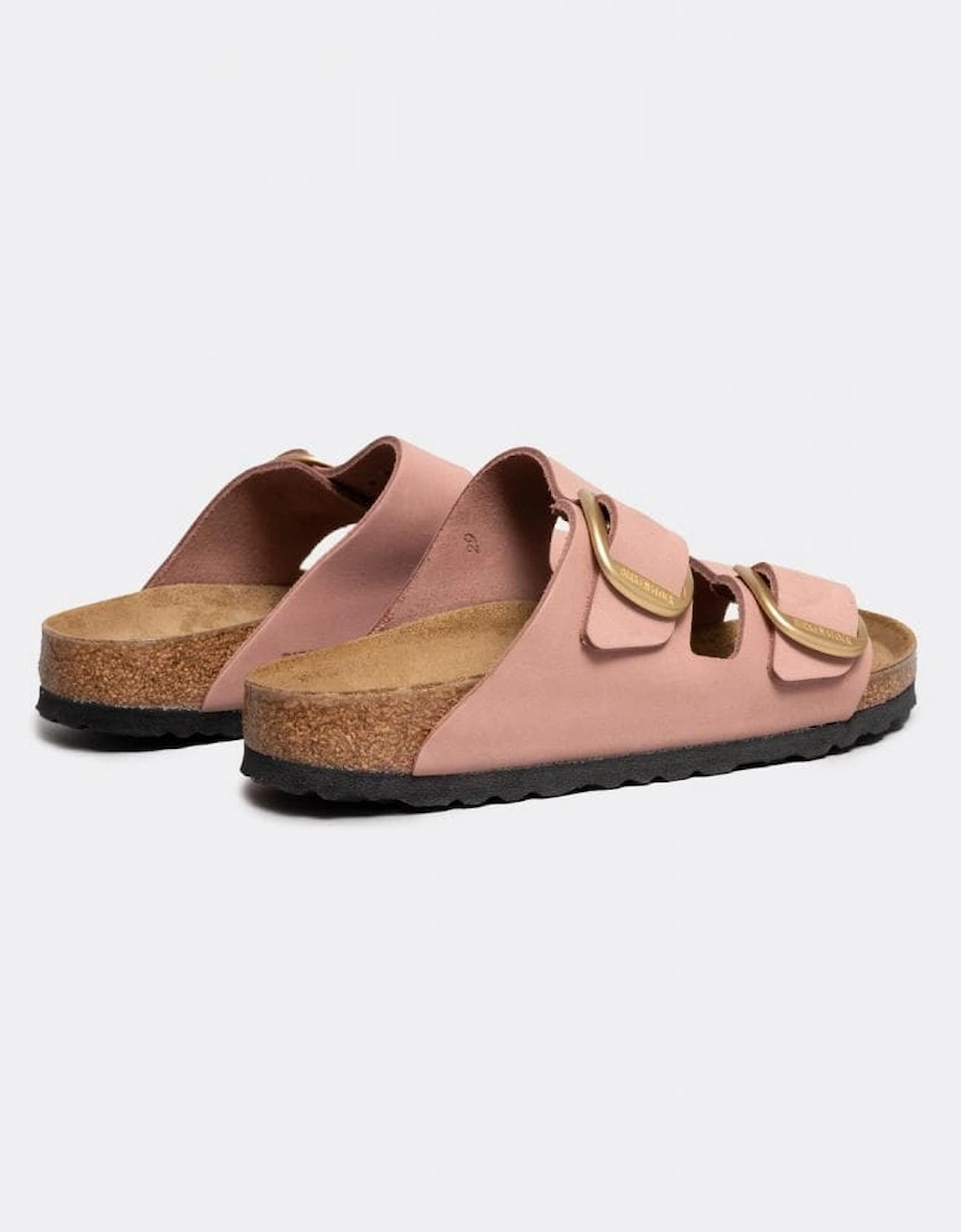 Big Buckle Nubuck Womens Sandals