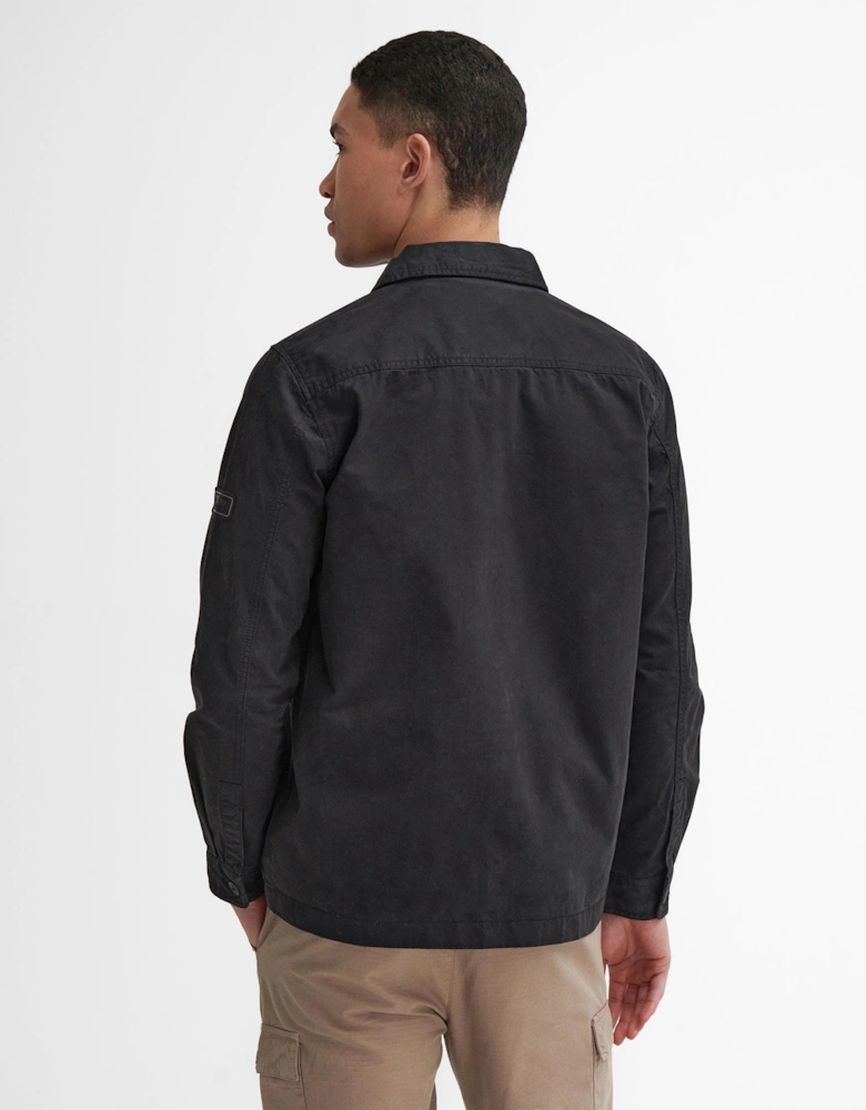 Arlo Mens Overshirt - Black