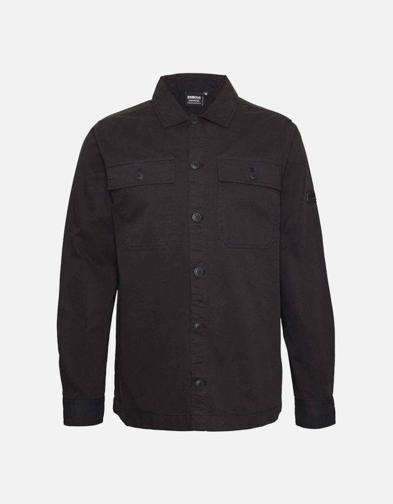Arlo Mens Overshirt - Black