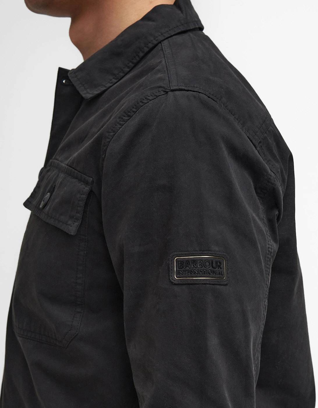 Arlo Mens Overshirt - Black