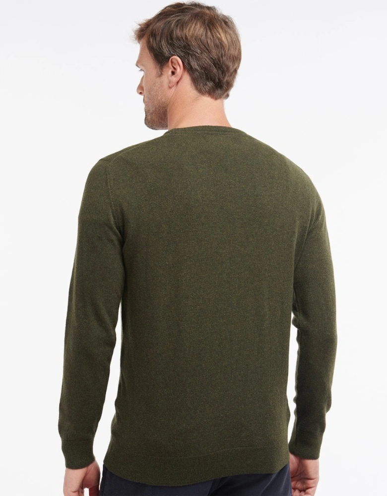 Essential Crew Neck Mens Jumper - Seaweed