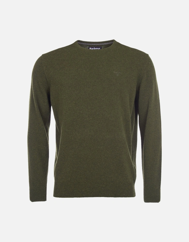 Essential Crew Neck Mens Jumper - Seaweed