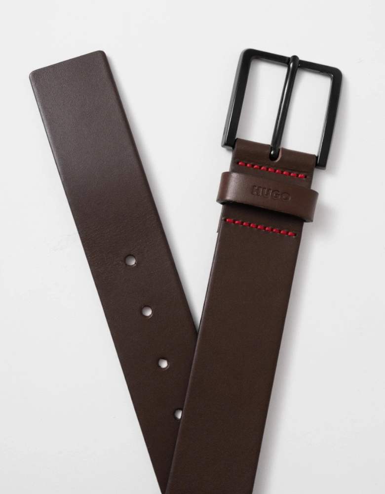 HUGO Gioni Mens Leather Belt NOS