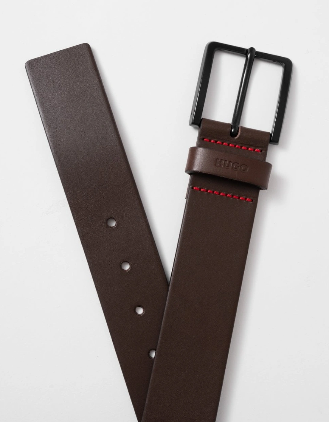 HUGO Gioni Mens Leather Belt NOS