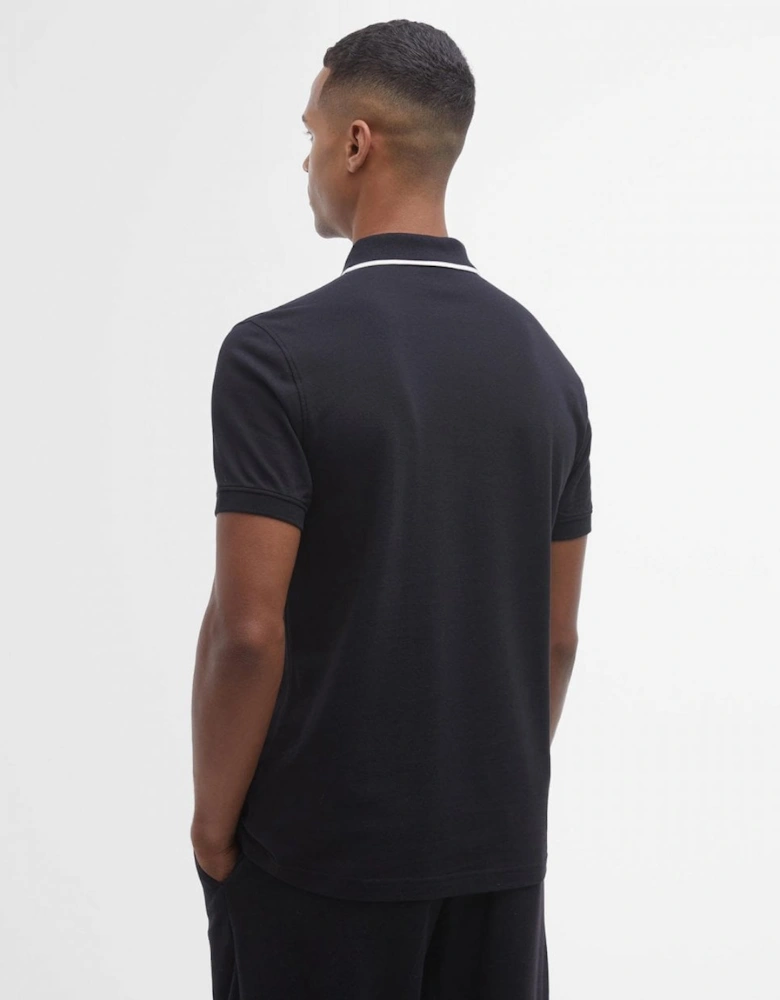 Murphy Mens Contrast Tipped Polo Shirt