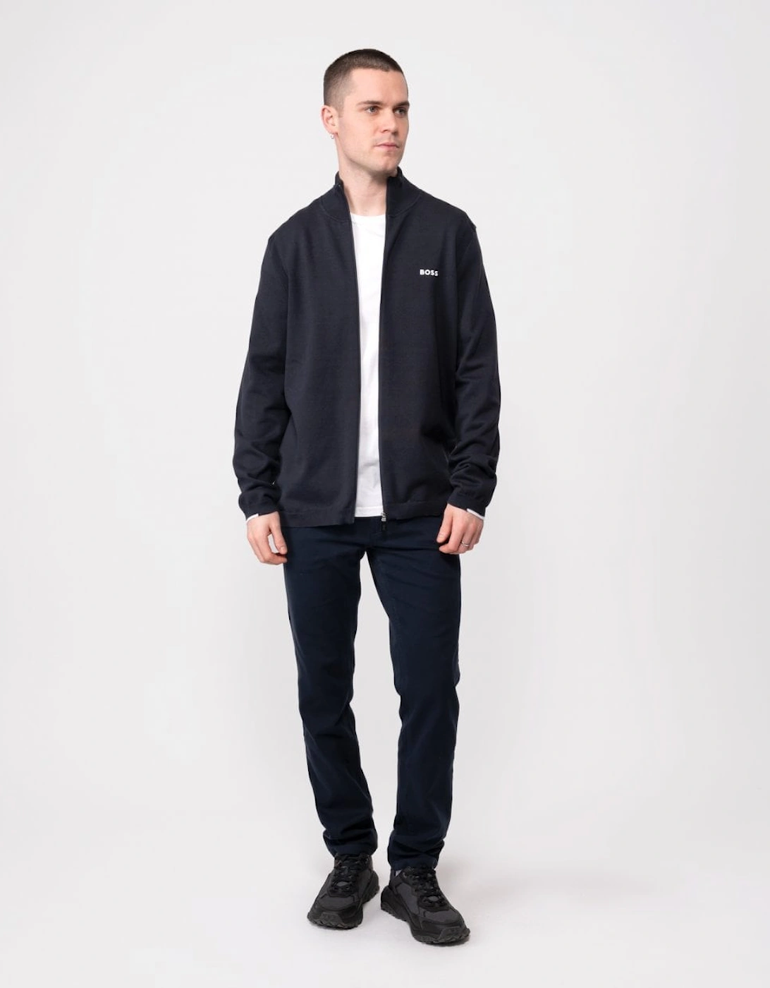 BOSS Green Ever-X Full Zip Mens Cardigan