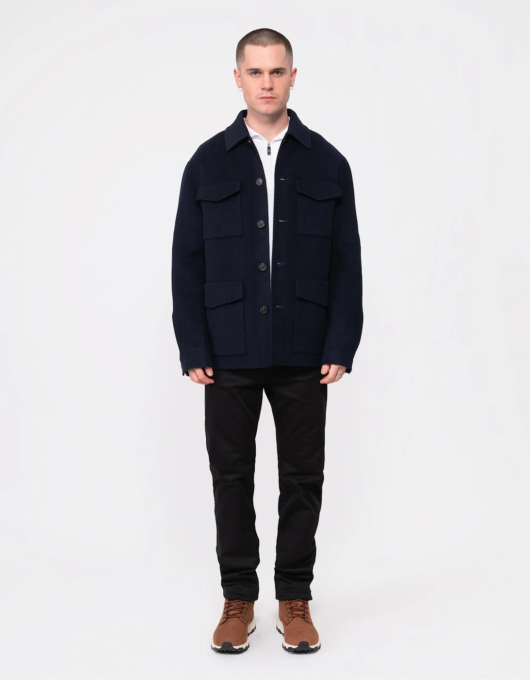 Mens Hand-Stitched 4 Pocket Jacket
