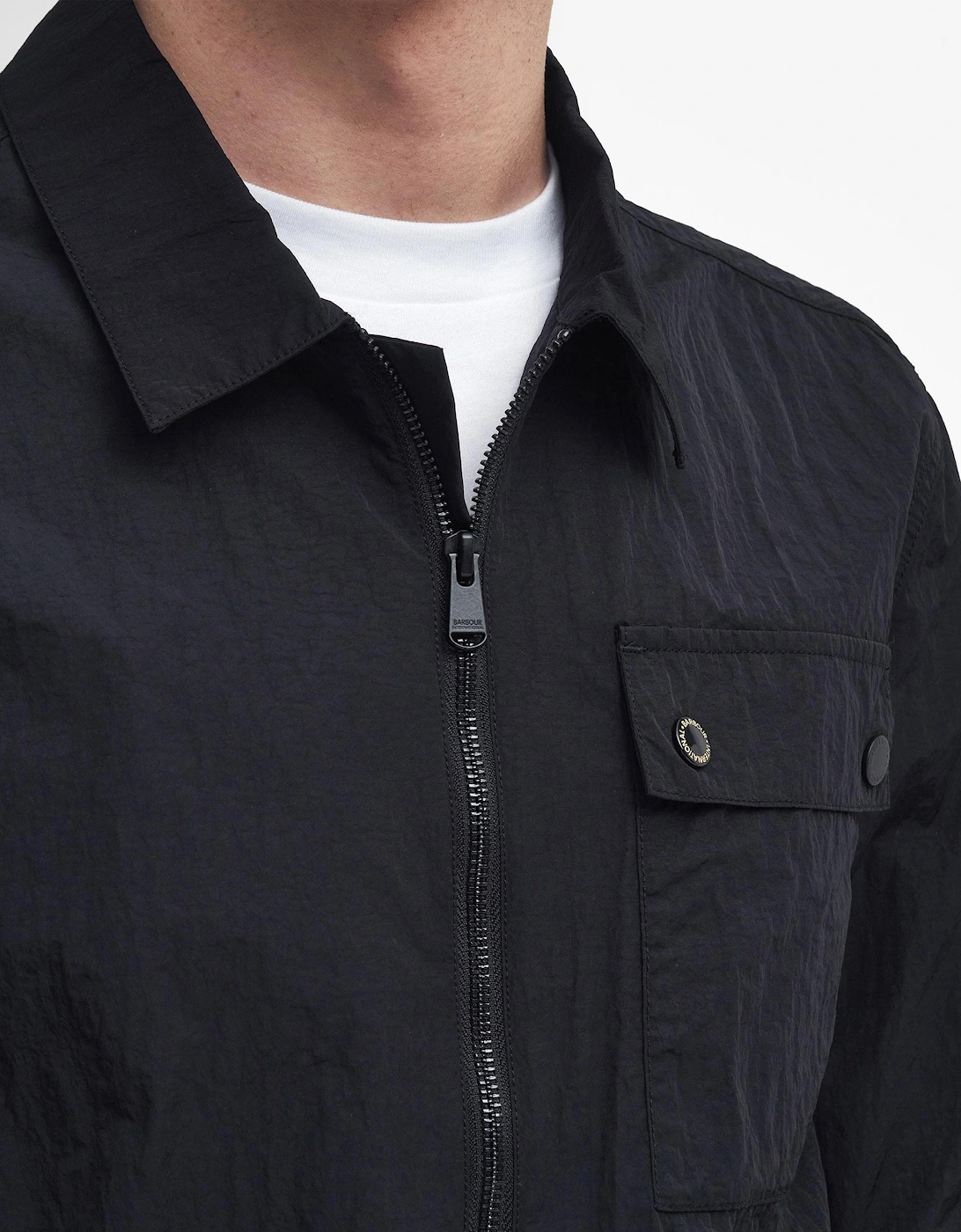 Inline Mens Overshirt - Black