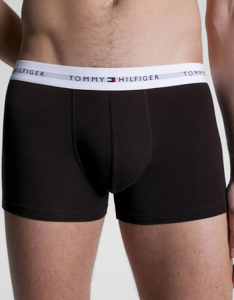 3 Pack Mens Colour Waistband Trunks