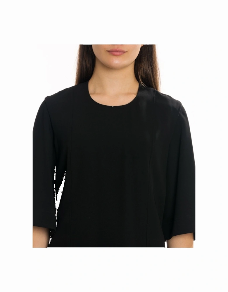 Smooth Twill Layer SLV Womens Short Sleeve Dress