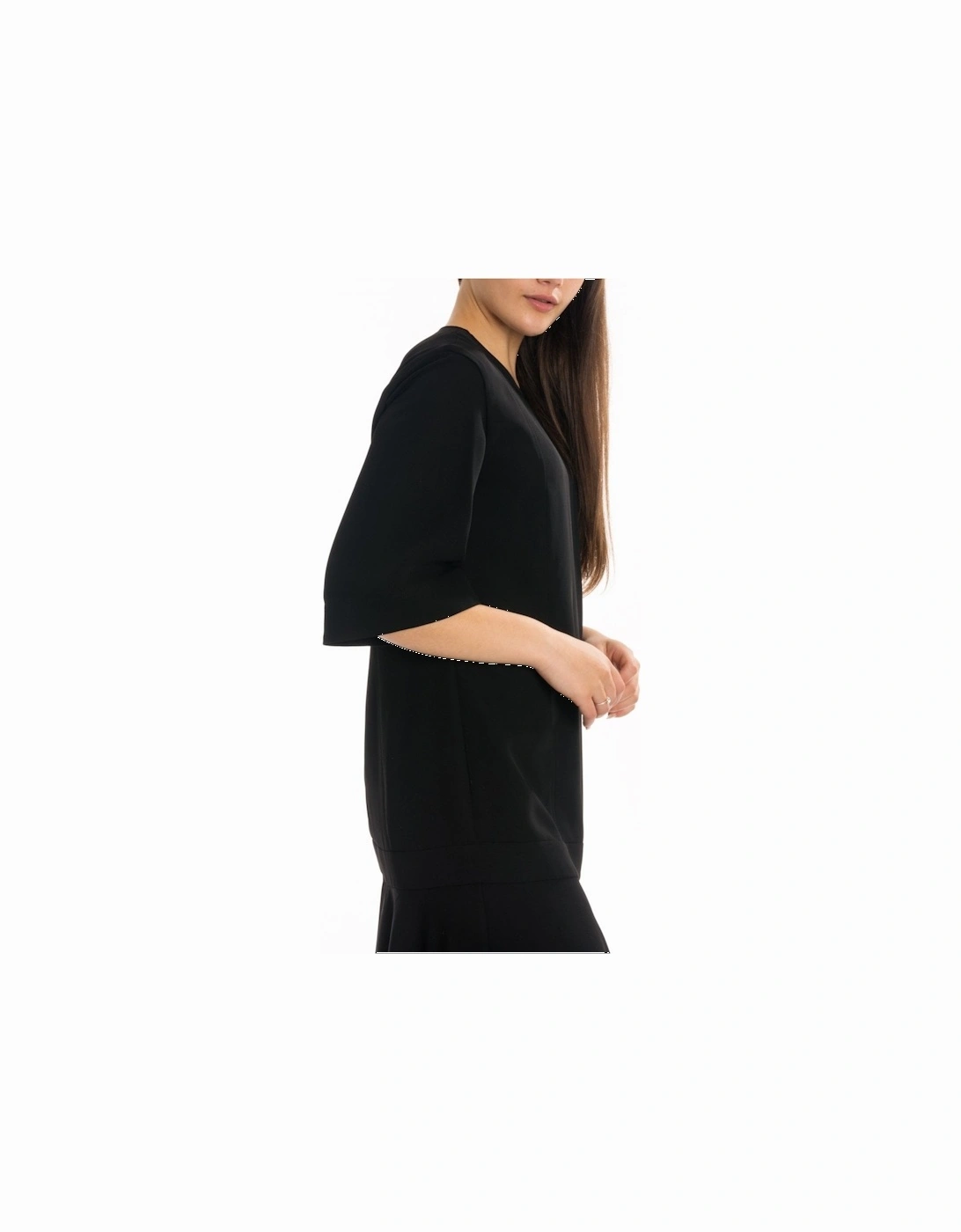 Smooth Twill Layer SLV Womens Short Sleeve Dress