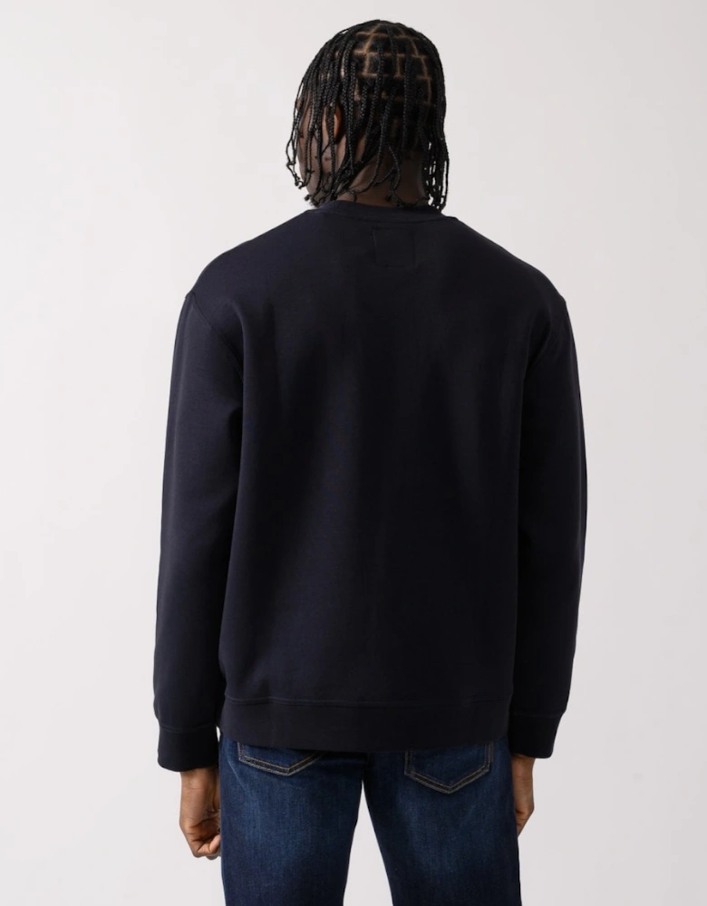 Mens Embroidered A|X Centre Logo Crew Neck Sweatshirt