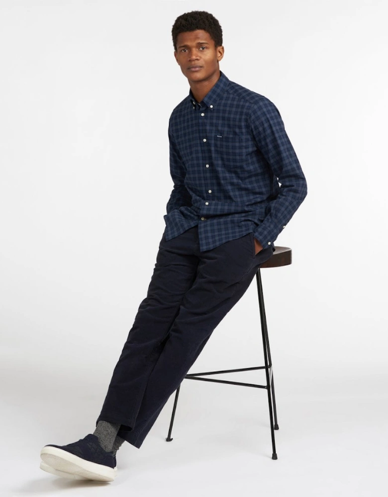 Lomond Tailored Mens Shirt - Midnight Tartan