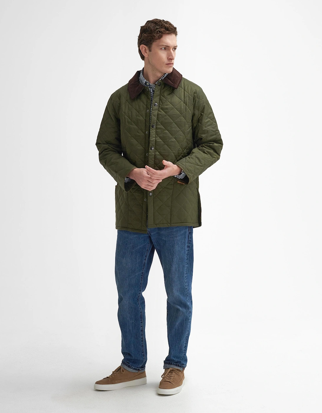 Liddesdale Mens Quilted Jacket - Olive